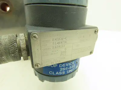 Foxboro 841GM-C Pressure Transmitter 3" Flange 12.5-36VDC 0-200PSI