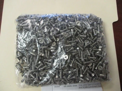 New Phillips #8-32 X 1/2" Machine Screws (QTY 814)