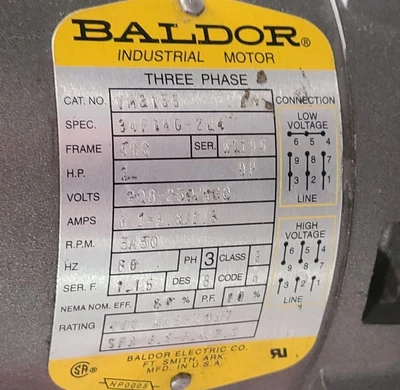 Used Baldor GOULDS Motors (misc) California US | Amiron Machinery #722767