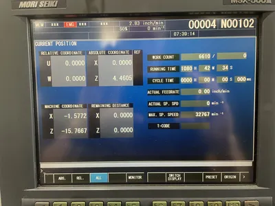 2007 MORI SEIKI SL-403B/800 CNC Lathes | Midstate Machinery (6)