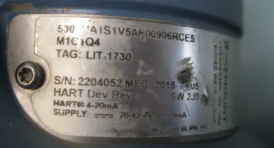 USED Rosemount 5302HA1S1V5AE000906RCE5M1C1Q4
