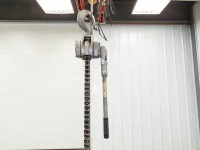 Yale C85 6 Ton 12000Lb Manual Roller Chain Hand Lever Ratchet Hoist 6' Lift