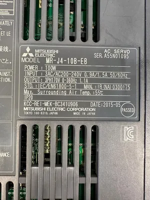 Mitsubishi MR-J4-10B-EB Ac Servo Drive3Ph 170v 0-360hz (1D-03)