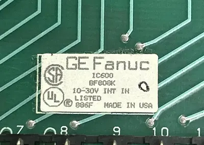 New | in-Stock GE FANUC IC600BF808K PLC Input & Output | Surplus Asset Holdings #1217800
