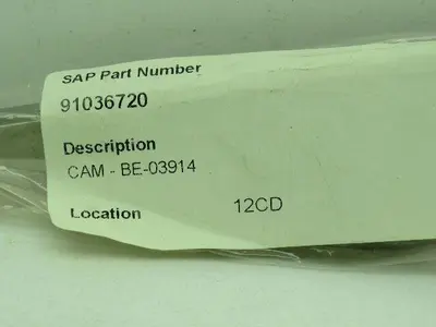 Elmar BE-03914 Cam Replacement Part  6-3/4"