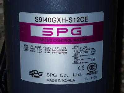 Used SPG S9I40GXHS12CE Motors (misc) Ohio US | HGR 24 #1005752