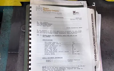 2025 WYSONG 1225 Power Squaring Shears | Mohawk Machinery (19)