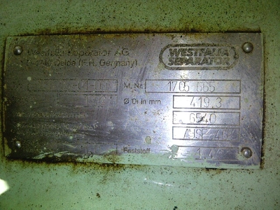 (2) Westfalia OSB 35-0136-066 oil purifiers, SS.