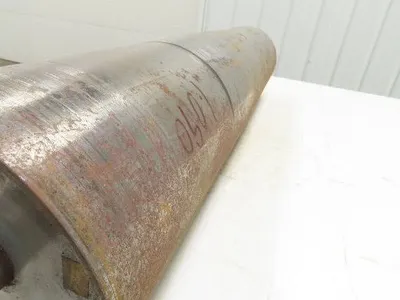 28" Conveyor Crowned Take-up/Tail Pulley 6" Dia 26-3/4"W 1-7/16" Shaft