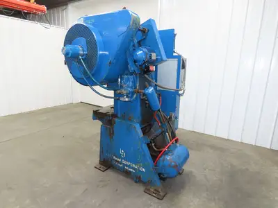L&J No 3 Mechanical OBI Punch Press 22 Ton 2-1/2" Stroke 2Hp 3Ph Air Clutch
