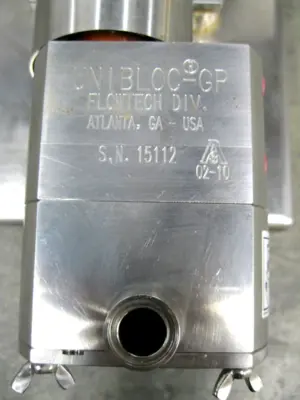 3/4" Unibloc-GP SS Rotary Gear Pump Nord Reducer Baldor 1.5 HP Motor w/ Cart P16