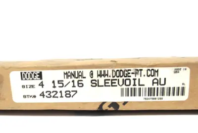 NEW DODGE 432187 SLEEVOIL AUX 4 15/16