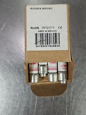 Used Ferraz Shawmut / Mersen ATMR25 Fuses | Palmetto Automation #1156589