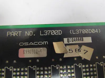 Osacom L3700D L3700D04 Control Board CPU Controller Main Circuit