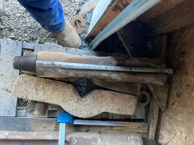 Used AFTERMARKET 6” X 25” CABLE TOOL DRILLING CHISEL BIT Other Cutting Tools Pennsylvania US | East West Machinery & Drilling #1417247
