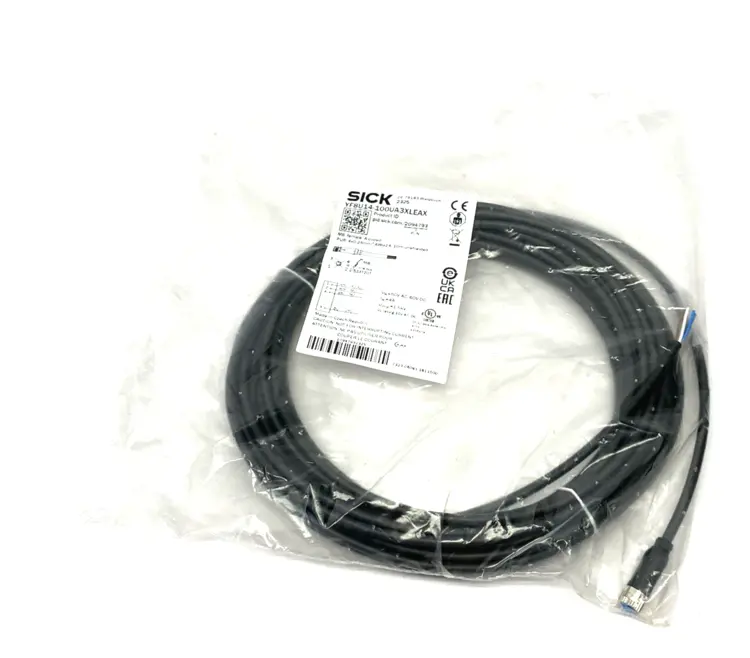 New | in-Stock SICK Sensor/Actuator Connection Cable M8 4-Pin Cable & Wire Michigan US | Maverick Industrial Sales #1397478