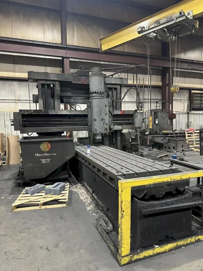 44" x 144" Gray Double Sided Planer Mill