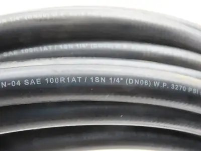 Continental SR1SN-04 ContiTech 1/4" WP 3270 PSI Hydraulic Hose 50'