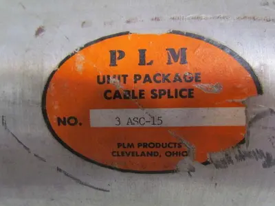 Adalet-PLM 3-ASC-15 High Voltage Straight Cable Connector Splice Housing