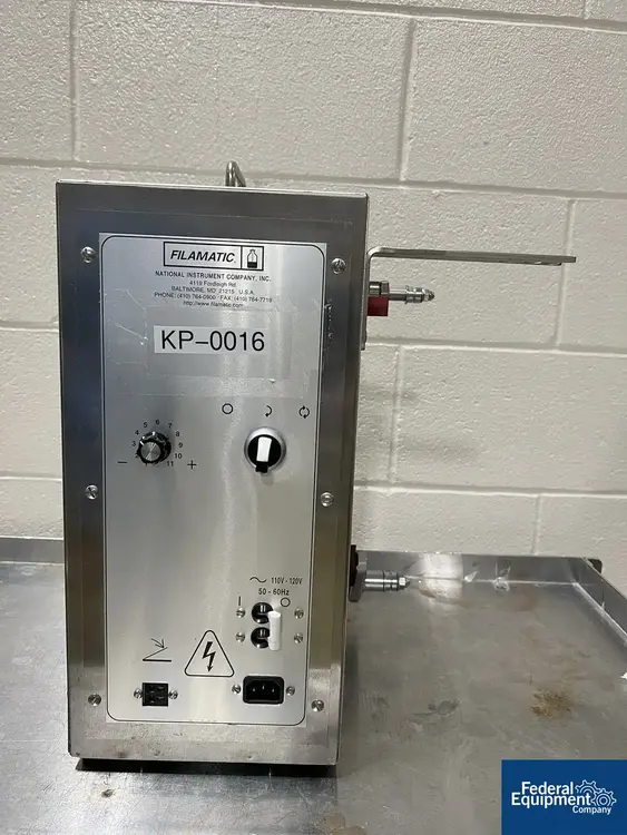 Used Filamatic Filamatic AB-5 benchtop Single Piston Filler Liquid Fillers New York US | Federal Equipment Company #128767