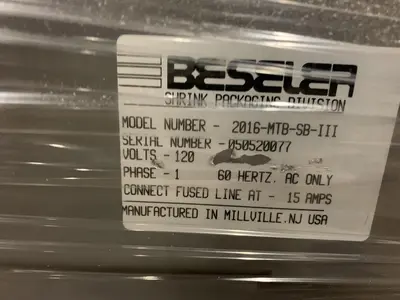 Used BESELER 2016 MTB-SB-III L-Sealers Pennsylvania US | Global Equipment International, LLC #1258218