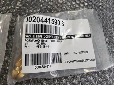 🆕️ CGA-580 Nut & 1/4" MNPT Fittings 56-580B-54 ⚡️🇺🇸 SHIP+WARRANTY