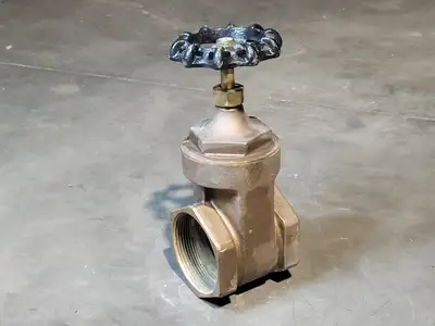 3" Class 200 Brass Gate Valve