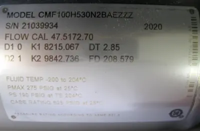 NEW Micro Motion CMF100 H530N2BAEZZZ