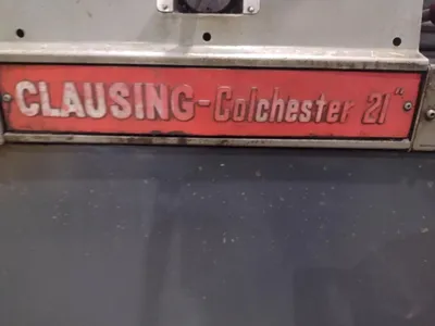 CLAUSING COLCHESTER 21" x 120"  #21 ENGINE LATHE (14665) LATHES, ENGINE_See also other Lathe Categories | Machinery International LLC (31)