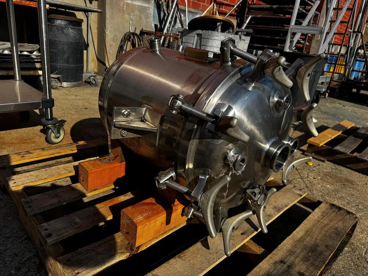 Tank, 15 Gallon, Stainless Steel, 50 PSI, Feldmeier, FV, #5991511