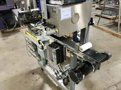 Label-Tronix, labeling system with Lable-Aire 2138 & Reliant 2700 feeder