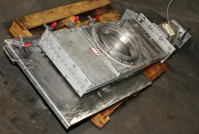 SPC7918  Valve 12" gate valve, pneumatic, Stainless Steel Contact Parts