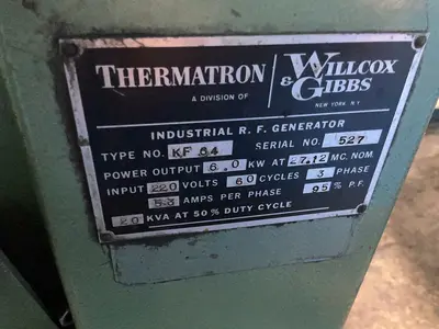 Used THERMATRON KF64 Miscellaneous Packaging Equipment Ohio US | HGR 24 #1427479