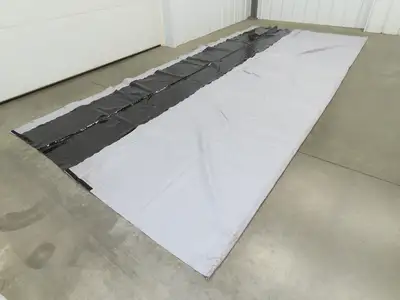 Singer Safety 82"x 15' Vinyl Welding Curtain Weld Vision Tinted Strip
