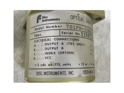 Disc Instruments 701FR-2540-OCN-TTL Optical Encoder