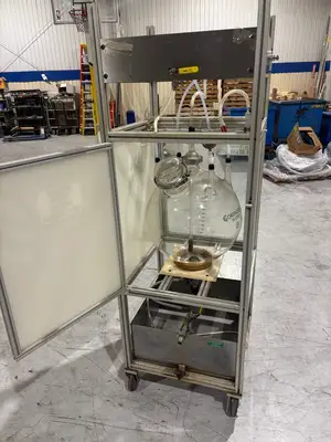USED CHEMGLASS 72 LITER REACTOR FLASK