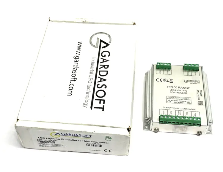 New | in-Stock GARDASOFT VISION LED PULSE/STROBE CONTROLLER, 4-CHANNEL OUTPUT, SAFESENSE TECH Camera Systems | Maverick Industrial Sales #1100326