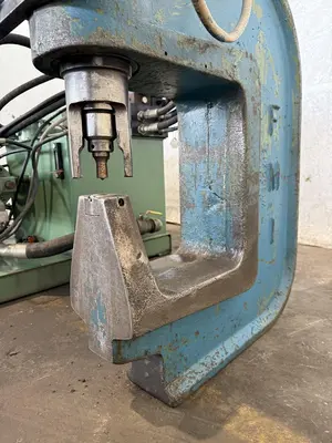 150 TON FRANKLIN MANUFACTURING C FRAME PORTABLE FMI HYDRAULIC WEB PUNCH: STOCK #23390