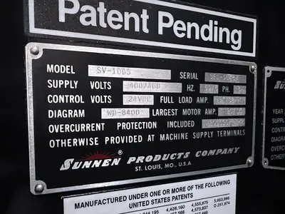 Used 2019 SUNNEN SV‑1005 VERTICAL HONE Hones Illinois US | Machinery Marketing International #1047774