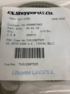 NEW F.N. Sheppard & Co. 25T5-1280