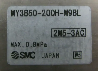 NEW SMC MY3B50-200H-M9BL RODLESS CYLINDER MY3B50200HM9BL
