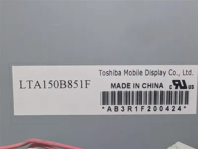 Toshiba LTA150B851F 15" TFT-LCD Panel Display Assembly 1024x768 Used