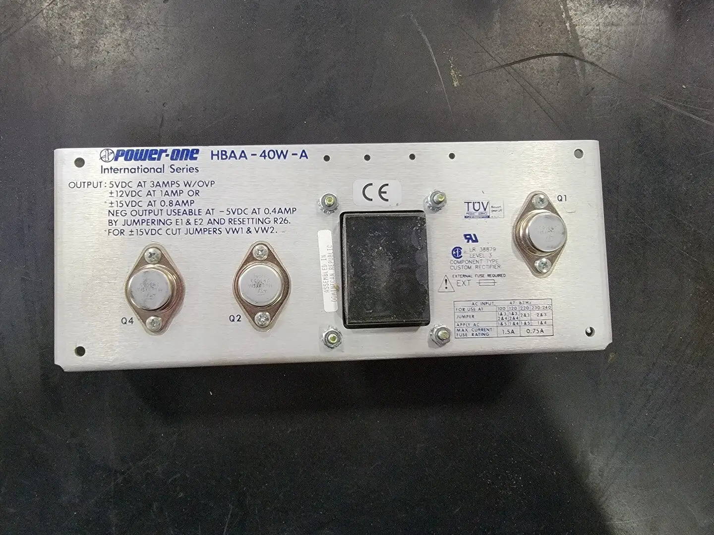 NEW 1997 POWER ONE HBAA40WA