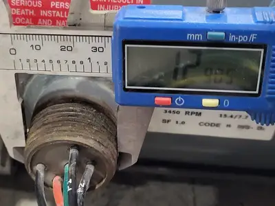 1.5 hp, 115/230V, 3450 rpm, 56CZ-73 Electric Motor