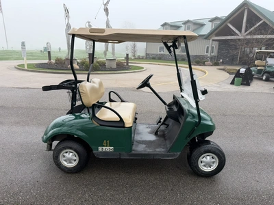 (1) 2017 E-Z-Go golf cart with a Kawasaki gas engine, model 625111G01, does not include Club canopy,...