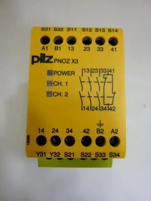 USED PILZ PNOZX3120VAC24VDC3N/O1N/C1SO