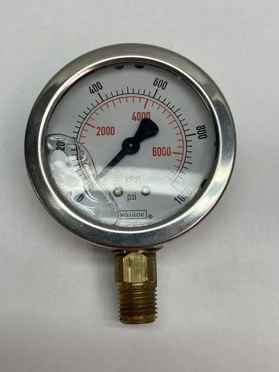 New | in-Stock NOSHOK 0-1000 PSI Universal Pressure Meters Ohio US | Surplus Asset Holdings #1240571
