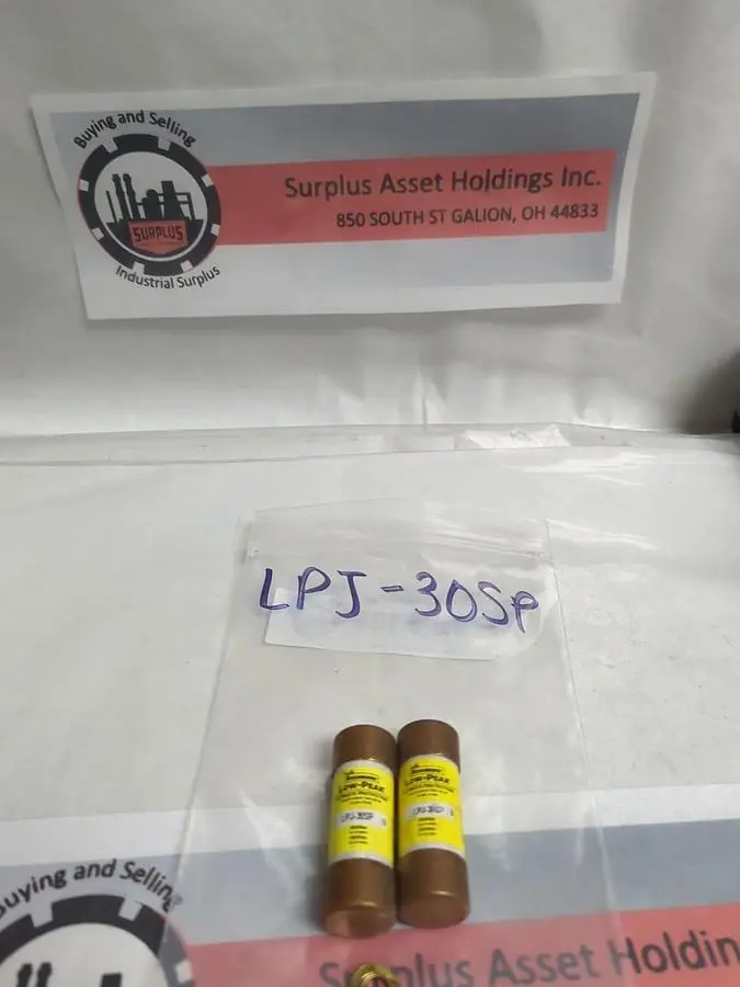 Used COOPER BUSSMANN LPJ-30SP Miscellaneous Equipment (Electrical & Power) | Surplus Asset Holdings #1193967