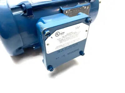 USED BALDOR EXPLOSION POOF ELECTRIC MOTOR 1/0.75HP 3450/2885RPM