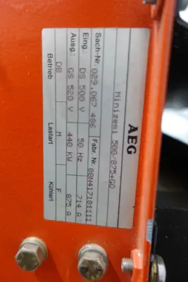 LOT OF 2 AEG MINISEMI 500/875+GO MOTOR DRIVES